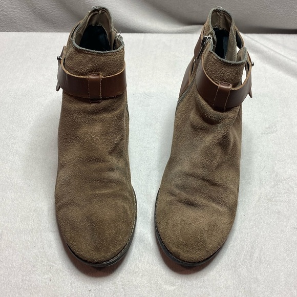 DV Dolce Vita Brown Leather heeled booties size 9 - Picture 1 of 9